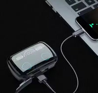 HKM-207763 Wireless HiFi Stereo Earbuds with Powerbank and LED Display - Waterproof Bluetooth Earphones