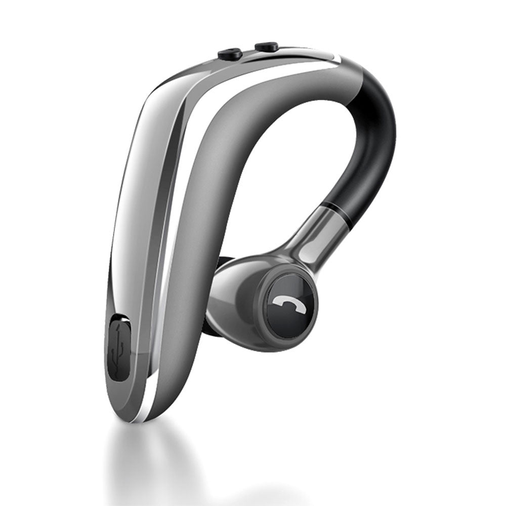 HKM-207955 Wireless Bluetooth Headset with Voice Control and Multi-Point Connection - Stereo Hanging Ear Design