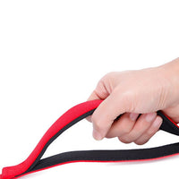 HKM-2080701 Foam Traction Belt for Dogs - Nylon + Metal + Plastic, Available in Blue, Red, Army Green, Silver Gray, 15mm or 25mm Width, 180cm Length
