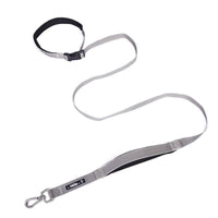 HKM-2080701 Foam Traction Belt for Dogs - Nylon + Metal + Plastic, Available in Blue, Red, Army Green, Silver Gray, 15mm or 25mm Width, 180cm Length
