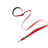 HKM-2080701 Foam Traction Belt for Dogs - Nylon + Metal + Plastic, Available in Blue, Red, Army Green, Silver Gray, 15mm or 25mm Width, 180cm Length