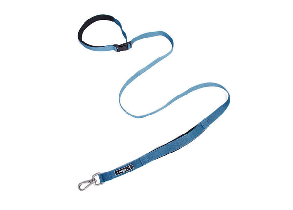 HKM-2080701 Foam Traction Belt for Dogs - Nylon + Metal + Plastic, Available in Blue, Red, Army Green, Silver Gray, 15mm or 25mm Width, 180cm Length