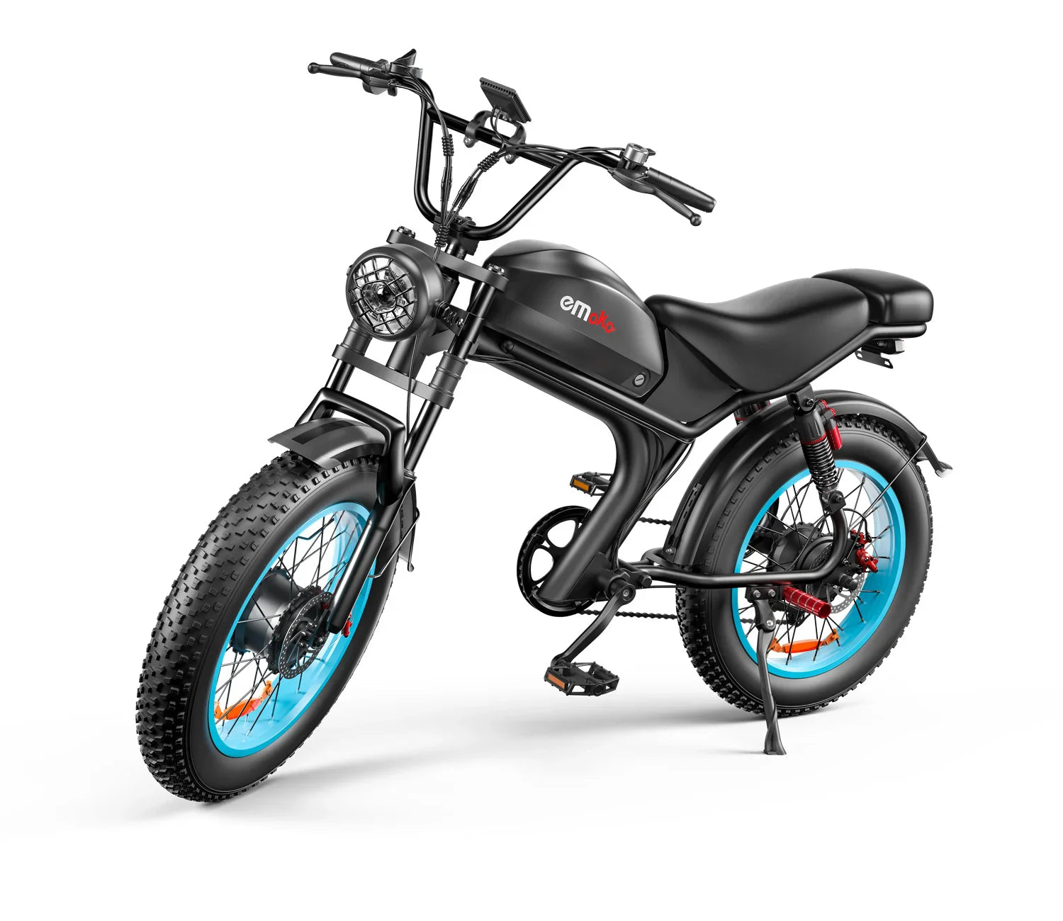 HKM-208083 Dual Motor 20 Inch Electric Fat Tire Bike for Off-Road Adventures - 1000W Power, 48V Battery, Hydraulic Disc Brakes
