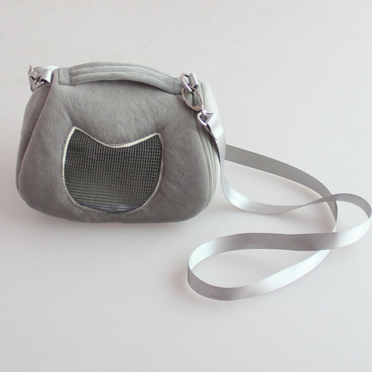 HKM-2083133 Portable Backpack for Hamster with Non-Woven Lining and Zipper Pocket, 12x7x7 cm & 19x12x11 cm