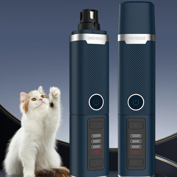 HKM-2084669 Electric Pet Nail Trimmer for Dogs and Cats - M8 ABS Nail Care Device