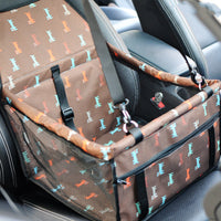 HKM-2085693 Waterproof Double Layer Pet Car Mat with Adjustable Strap and Zippered Storage Bag