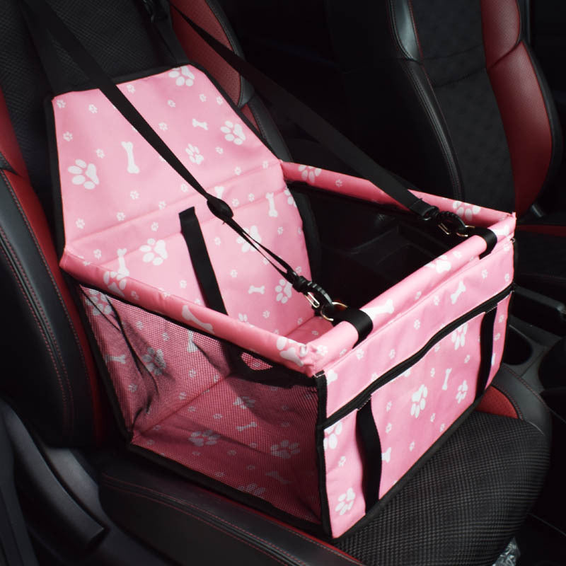 HKM-2085693 Waterproof Double Layer Pet Car Mat with Adjustable Strap and Zippered Storage Bag