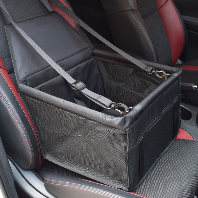 HKM-2085693 Waterproof Double Layer Pet Car Mat with Adjustable Strap and Zippered Storage Bag