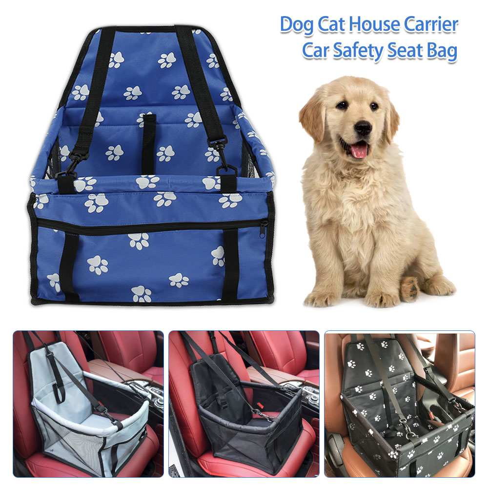 HKM-2085693 Waterproof Double Layer Pet Car Mat with Adjustable Strap and Zippered Storage Bag