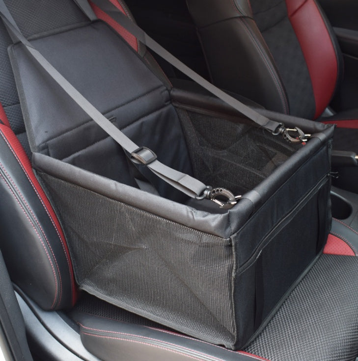 HKM-2085693 Waterproof Double Layer Pet Car Mat with Adjustable Strap and Zippered Storage Bag