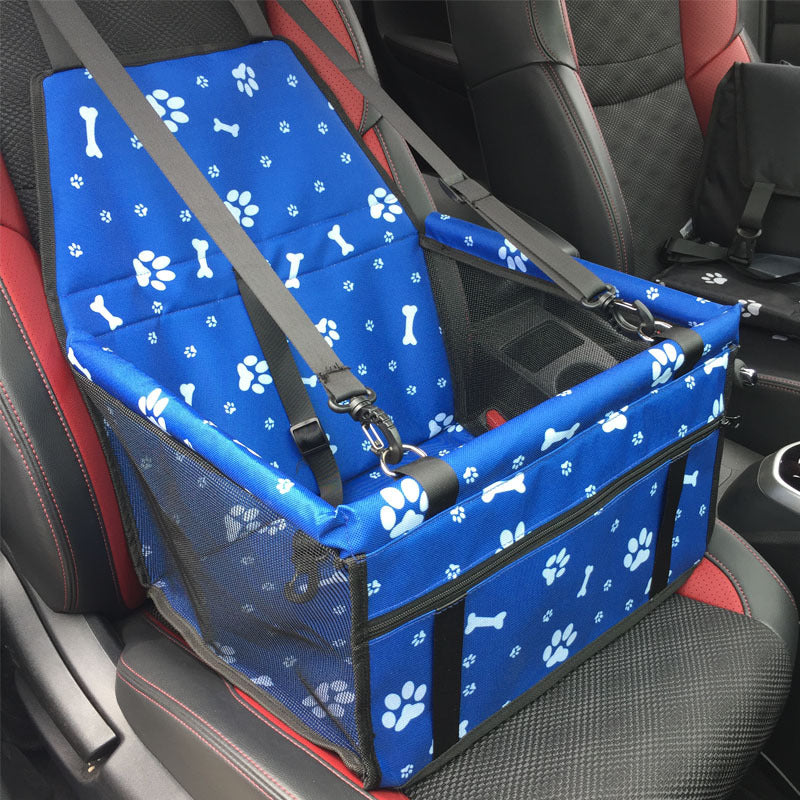 HKM-2085693 Waterproof Double Layer Pet Car Mat with Adjustable Strap and Zippered Storage Bag