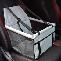 HKM-2085693 Waterproof Double Layer Pet Car Mat with Adjustable Strap and Zippered Storage Bag