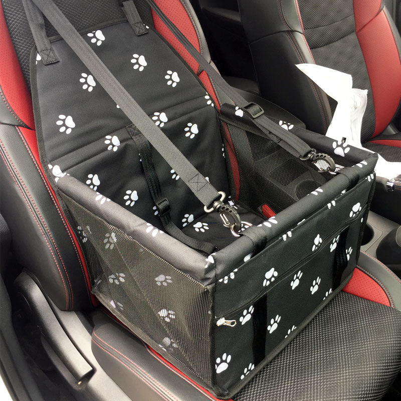 HKM-2085693 Waterproof Double Layer Pet Car Mat with Adjustable Strap and Zippered Storage Bag
