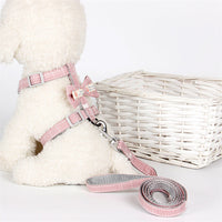 HKM-2086461 Pet Traction Rope with Fashionable Lattice Design for Small to Medium Dogs