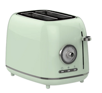 HKM-208659 Stainless Steel 2-Slice Commercial Bagel and Bread Toaster with Logo