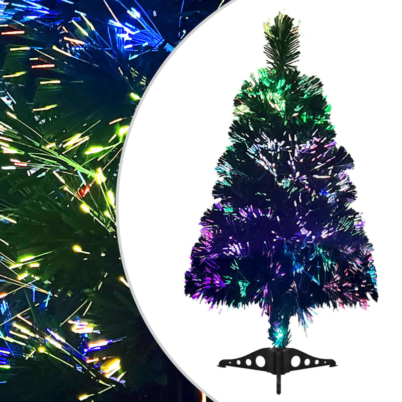 HKM-208723 Fiber Optic Artificial Christmas Tree 64 cm Green for Indoor Use