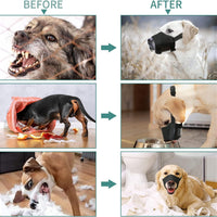 HKM-2088125 Comfortable Mesh Muzzle for Dogs, Adjustable Design for Safe Drinking and Panting, Prevents Biting and Chewing