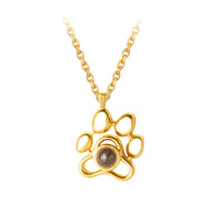 HKM-2089277 Stainless Steel Necklace Keychain with Adjustable Length 51cm-80cm