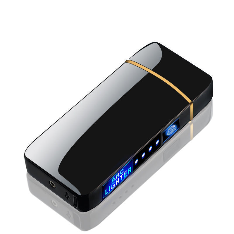HKM-208979 Creative Fingerprint Sensor Unlocking Lighter with LED Light - Unique Gift for Boys