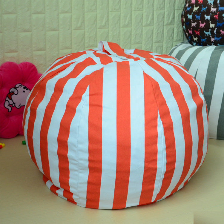 HKM-208979 Storage Bean Bag Cover - Durable 12A Canvas, 80 CM Size, Filler Not Included