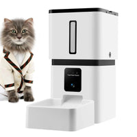 HKM-2090429 Automatic Wi-Fi Cat and Dog Feeder with 8L Capacity and Timer Function