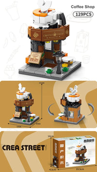 HKM-209043 8 in 1 3D Mini City Building Block Set for Kids