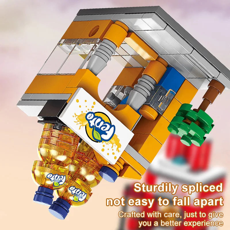 HKM-209043 8 in 1 3D Mini City Building Block Set for Kids