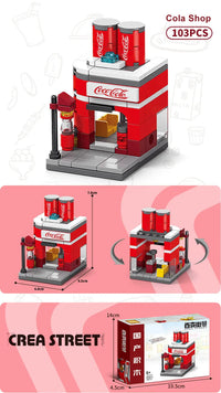 HKM-209043 8 in 1 3D Mini City Building Block Set for Kids