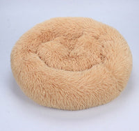 HKM-2090685 Warm Plush Round Doghouse for Autumn and Winter - Various Sizes Available