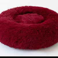 HKM-2090685 Warm Plush Round Doghouse for Autumn and Winter - Various Sizes Available