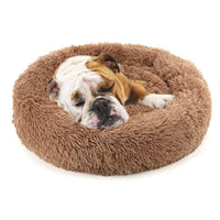 HKM-2090685 Warm Plush Round Doghouse for Autumn and Winter - Various Sizes Available