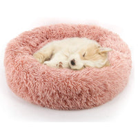 HKM-2090685 Warm Plush Round Doghouse for Autumn and Winter - Various Sizes Available