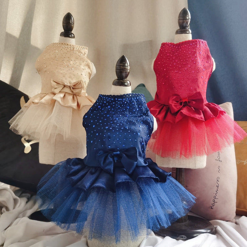 HKM-2090813 Elegant Artificial Silk Skirt for Pets - Available in Multiple Sizes