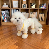 HKM-2092989 Sherry VIP Leisure Four-Legged Clothing for Small Dogs - Toast Color, XS to XL Sizes Available
