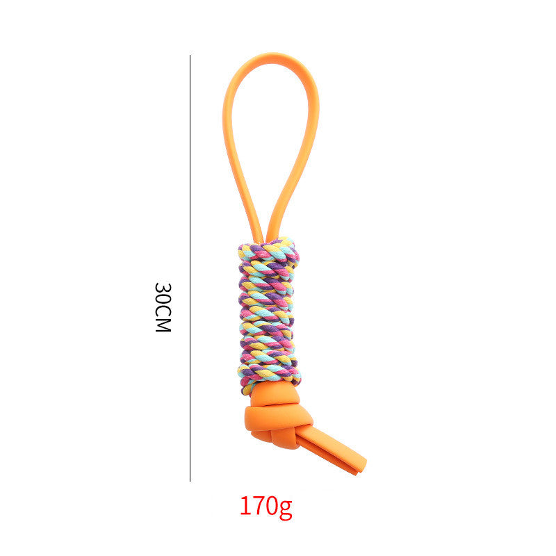 HKM-2093245 Durable TPR Chew Toy for Dogs - Teeth Cleaning and Molar Care
