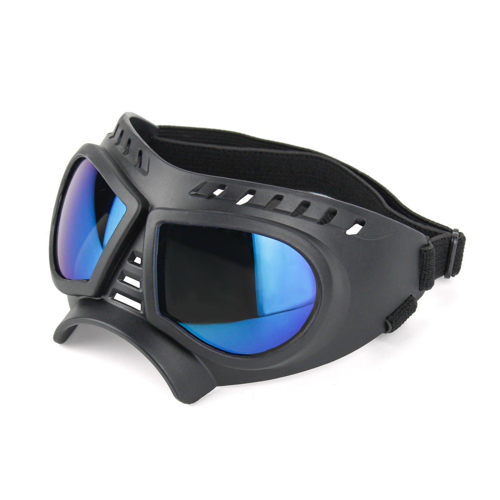 HKM-2094013 Large Dog Sunglasses - UV Protection, Waterproof, and Eye Safety with Adjustable Nylon Strap