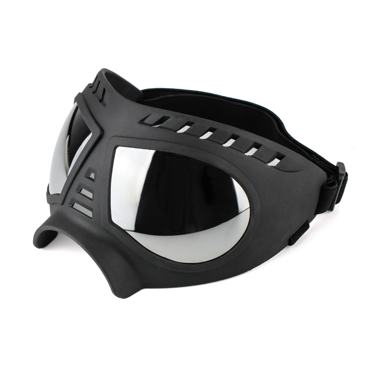 HKM-2094013 Large Dog Sunglasses - UV Protection, Waterproof, and Eye Safety with Adjustable Nylon Strap