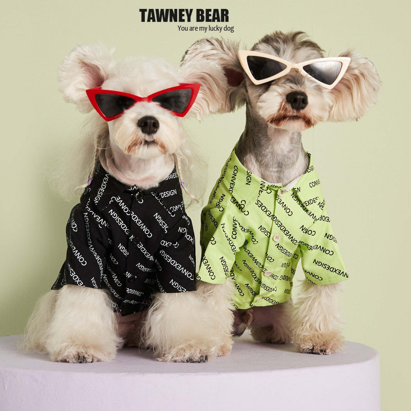 HKM-2094781 Casual Cotton Dog Shirt Costume for Shiba Inu, Bichon Frise - Sizes S to XXL