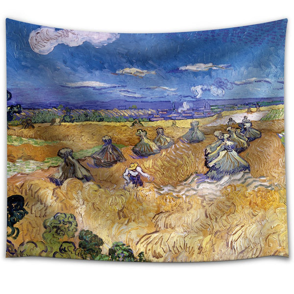 HKM-209619 Furniture Print Tapestry - Classic European Design in 100% Polyester, Customizable Size