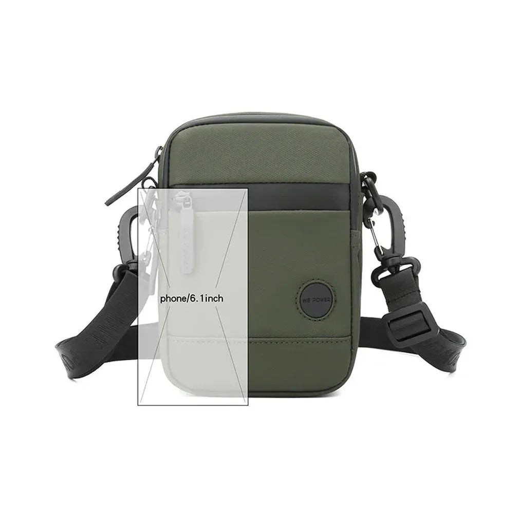 HKM-209619 Nylon Crossbody Shoulder Bag for Men with Custom Logo Design