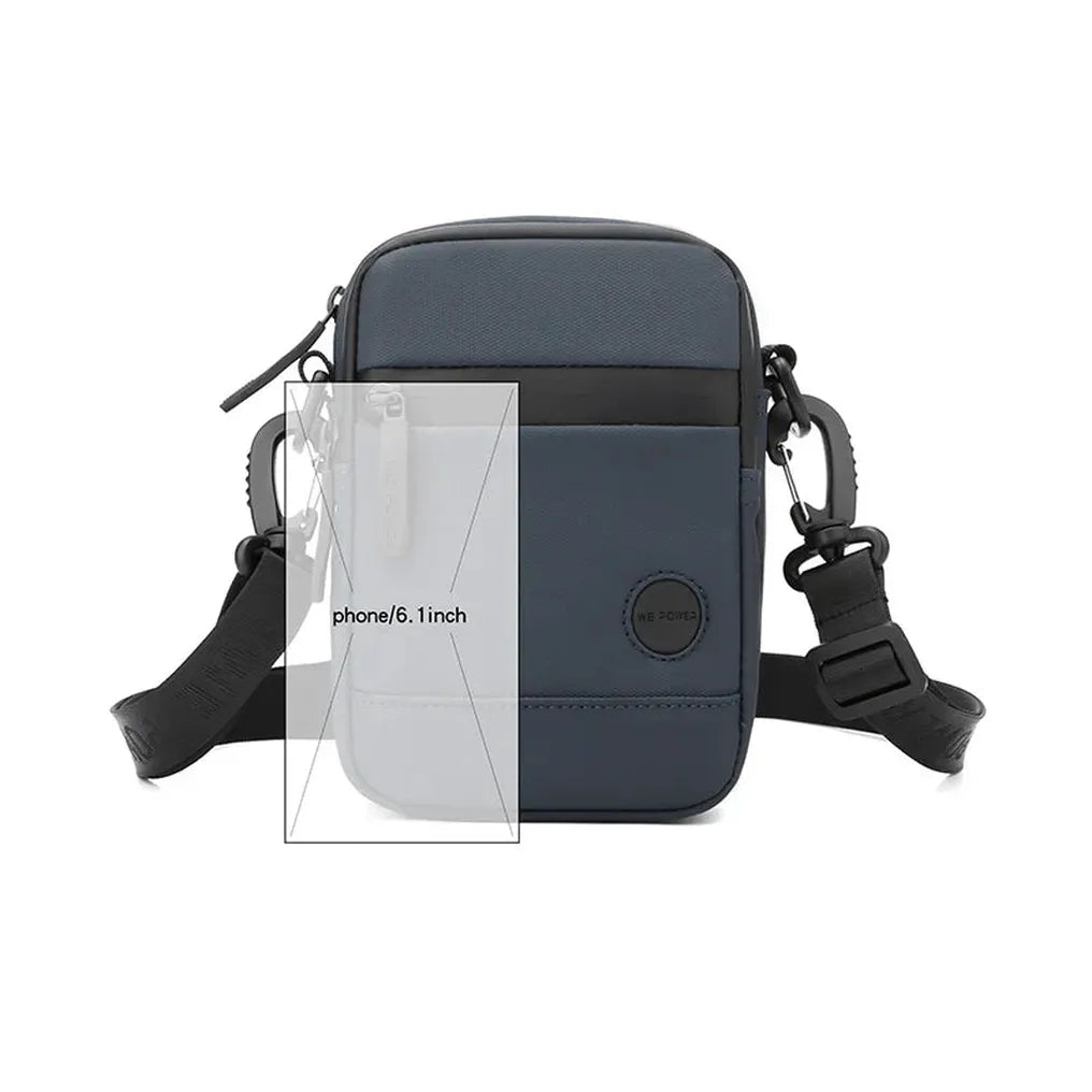 HKM-209619 Nylon Crossbody Shoulder Bag for Men with Custom Logo Design