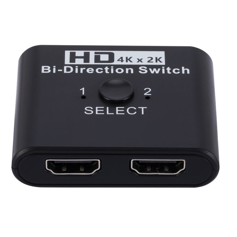 HKM-209747 8K 60Hz HDMI Bidirectional Switcher with 2 Inputs and 1 Output for Dual Monitor Setup