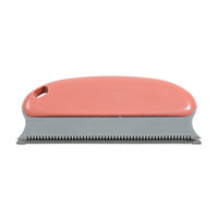 HKM-2097981 Multifunctional Silicone Pet Hair Removal Comb for Dogs and Cats, Soft and Durable Cleaning Brush, Red and Light Blue