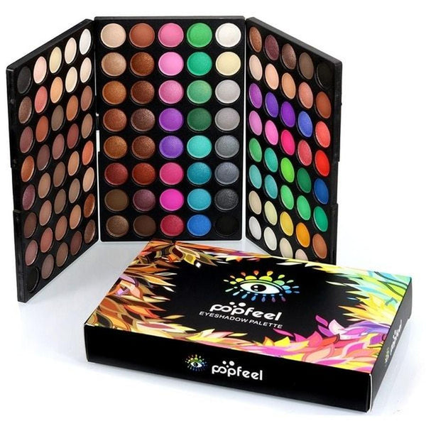 HKM-210131 120 Color Eyeshadow Palette and 40 Colors Earthy Eyeshadow Palette Set, Versatile Eye Makeup Options