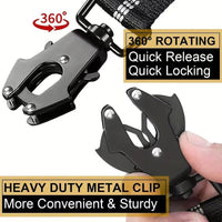 HKM-2101949 Tactical Dog Safety Belt with Frog Buckle and Hand Holding Rope - Multiple Color Options