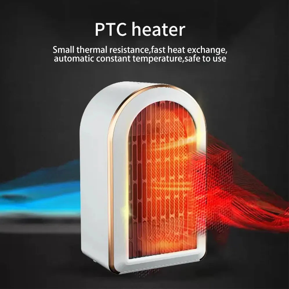 HKM-210259 Portable Indoor Electric Heater with Energy Saving PTC Ceramic Technology for Home and Office Use