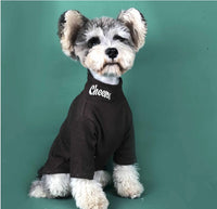 HKM-2102717 Padded High Neck Long Sleeve Shirt for Dogs and Cats in Brown, Black, Gray