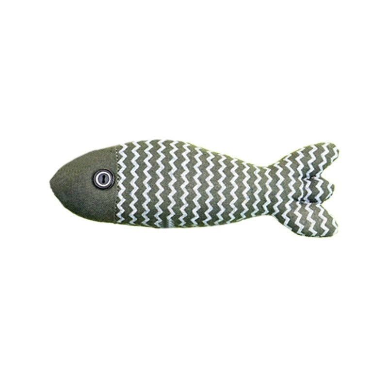 HKM-2102973 Interactive Cat Mint Fish Toy – Random Colors, Ideal for Cats of All Ages