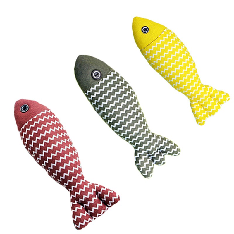 HKM-2102973 Interactive Cat Mint Fish Toy – Random Colors, Ideal for Cats of All Ages