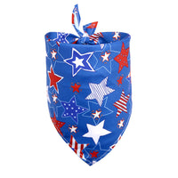 HKM-2105533 Independence Day Pet Triangle Drool Towel Bib for Small to Large Dogs and Cats